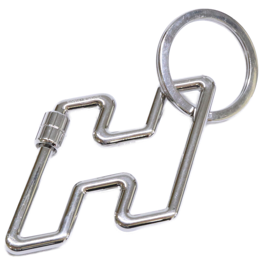 HERMES H-To-Speed Keychain, Silver, Women's